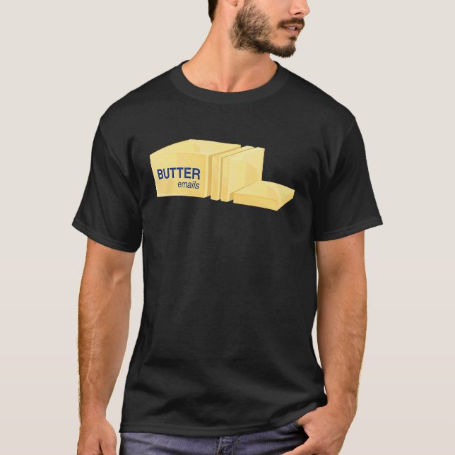 T-shirt But Her Emails  Political Liberal Activist  Butter (Devant)