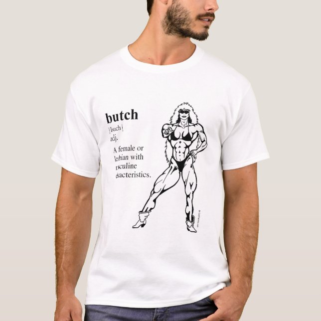 T-shirt BUTCH (lesbienne) (Devant)