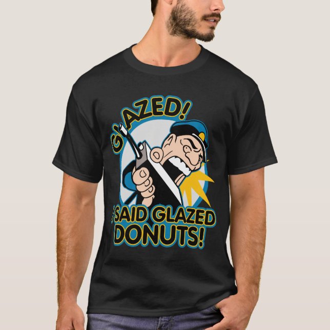 T-shirt Butées toriques vitrées par police (Devant)