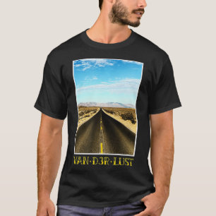 T-shirt Buts de voyage de Wanderlust l'art sur mesure weab