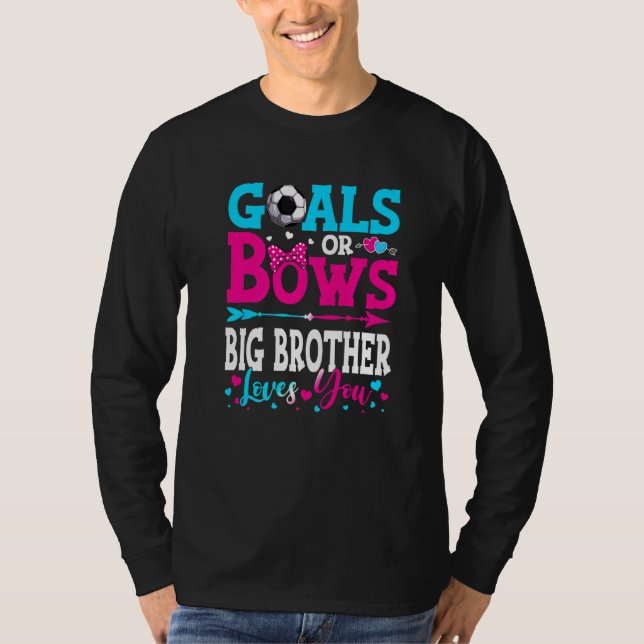 T-shirt Buts Ou Bows Big Brother Vous Aime Révéler Le Sexe (Devant)