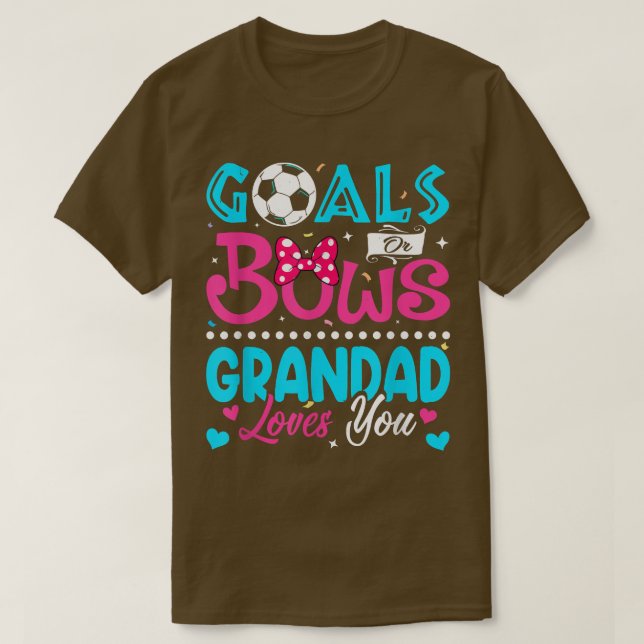 T-shirt Buts Ou Bows Drôle Grand-Père Vous Aime Genre Reve (Design devant)