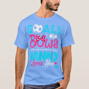 T-shirt Buts Ou Bows Drôle Nanny Vous Aime Révéler Le Sexe