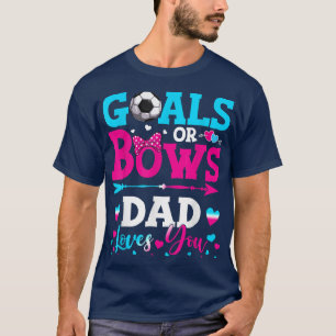 T-shirt Buts Ou Bows Drôle Papa Vous Aime Genre Révéler Ba