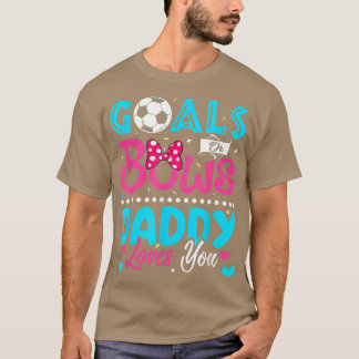 T-shirt Buts Ou Bows Drôle Papa Vous Aime Révéler Le Sexe