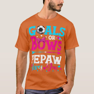 T-shirt Buts Ou Bows Drôle Pepaw Aime Vous Révéler Le Sexe