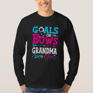 T-shirt Buts Ou Bows Grand-mère Vous Aime Genre Révéler Ba