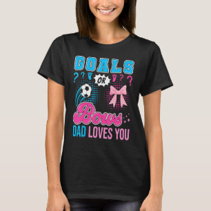 T-shirt Buts Ou Bows Papa Vous Aime Genre Révéler Football