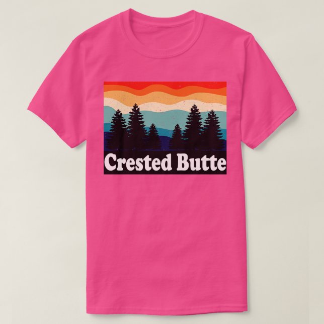 T-shirt Butte retro (Design devant)