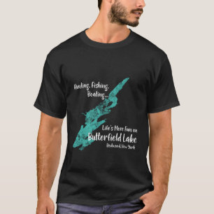 T-shirt Butterfield Lake Redwood New York Lake Life Boatin