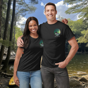 T-shirt Butterfield Lake White Men Loon Famille