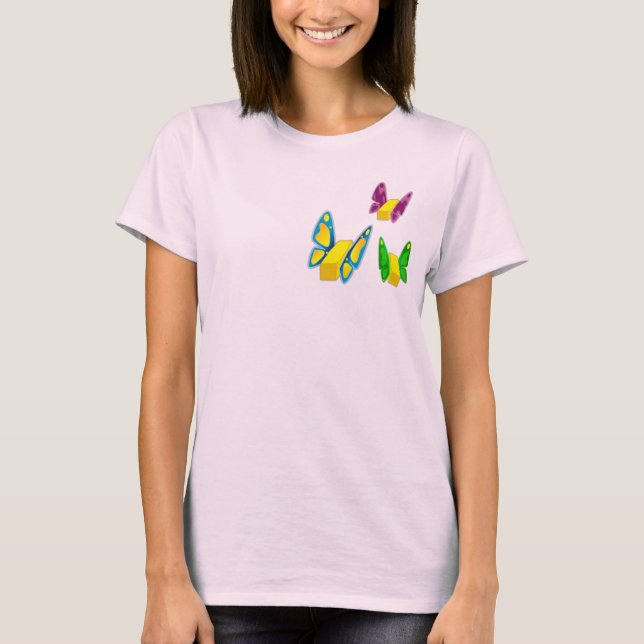T-shirt Butterflies shirt (Devant)