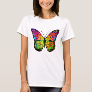 T-SHIRT BUTTERFLY ABSTRAIT