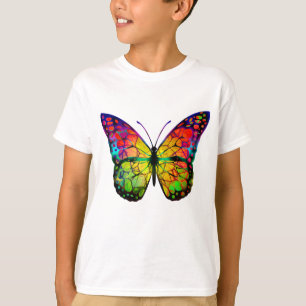 T-SHIRT BUTTERFLY ABSTRAIT