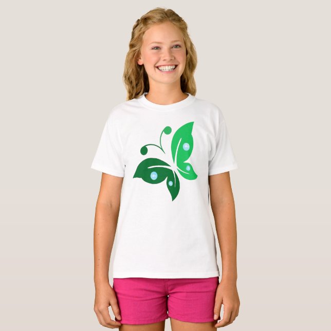 T-shirt butterfly color (Devant entier)