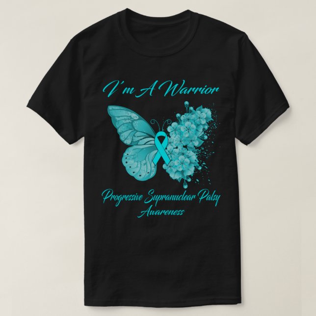 T-shirt Butterfly I’m A Warrior Progressive Supranucléaire (Design devant)