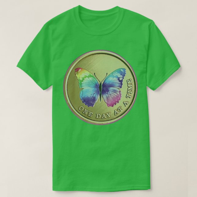 T-shirt Butterfly in Anniversary Chip  (Design devant)