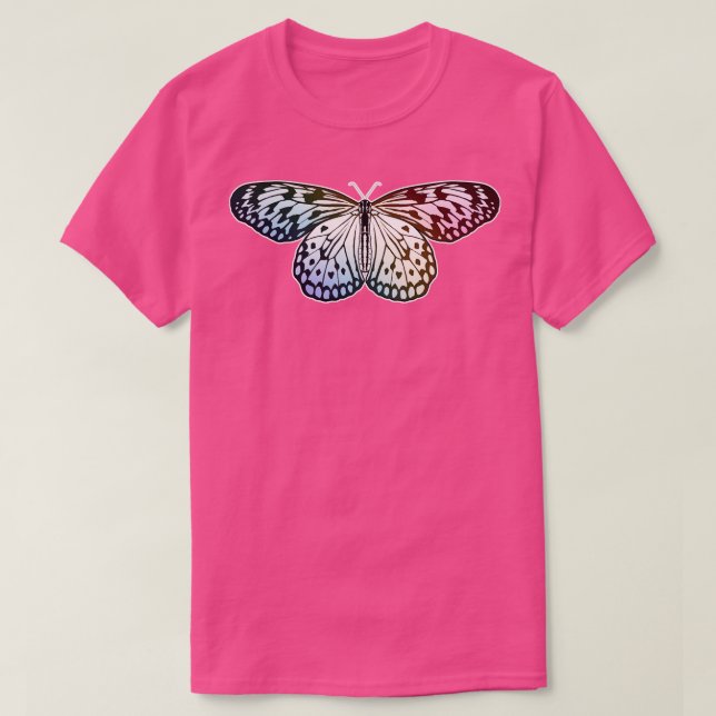 T-shirt Butterfly Rainbow (Design devant)