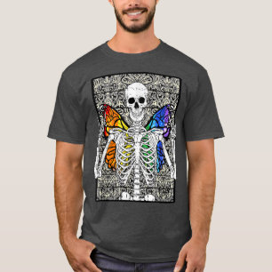 T-shirt Butterfly Skeleton Fairycore Aesthetic 
