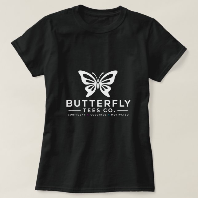 T-shirt Butterfly Tees Co. 0047688 (Design devant)