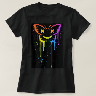 T-shirt Butterfly Tees Co. Dégradé Papillon Drip 0047734