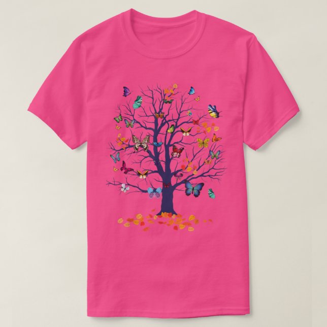T-shirt Butterfly TreeLepidopterist Butterfly Lover Butter (Design devant)