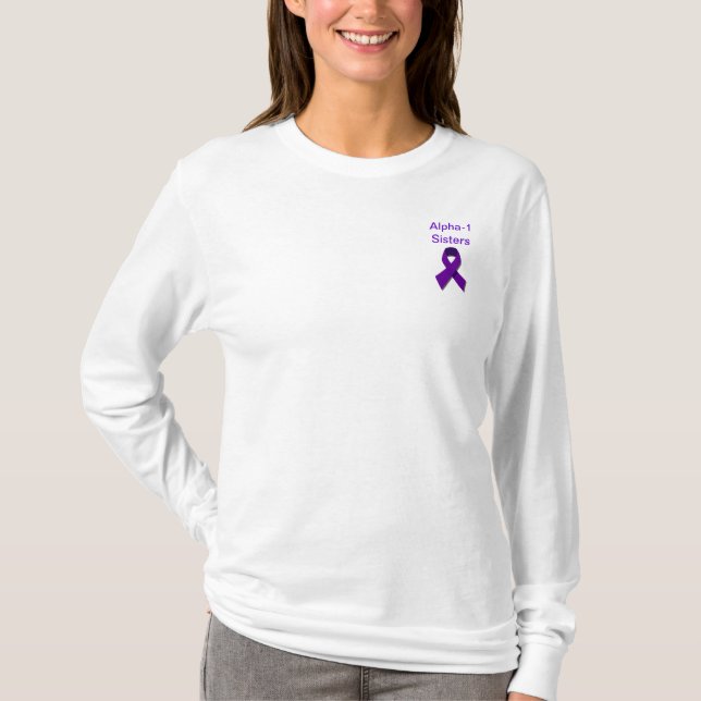 T-shirt Butterflys des soeurs Alpha-1 (Devant)