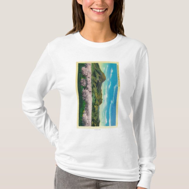 T-shirt Buttes et vergers de Sutter en fleur (Devant)