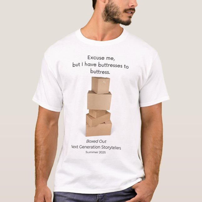 T-shirt Buttresses en boîte (Devant)