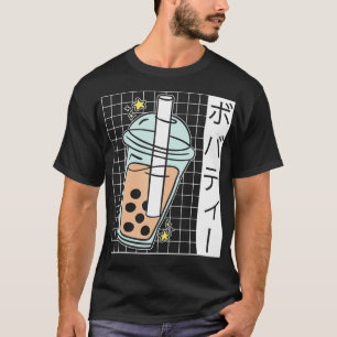 T-shirt Buvette de thé Tapioca Pearl Lait Boba Tea Dri