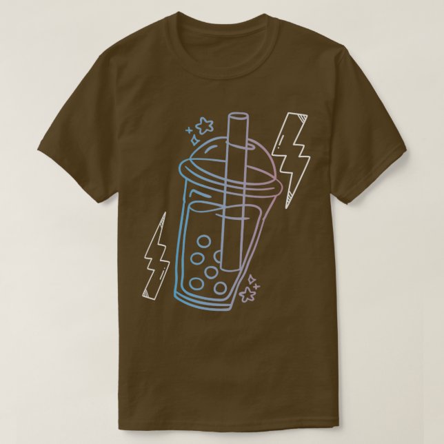 T-shirt Buvette de thé Tapioca Pearl Lait Boba Thé 5 (Design devant)