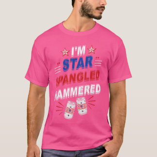T-shirt Buveur de bière buveur Alcool drôle 4 juillet Ha