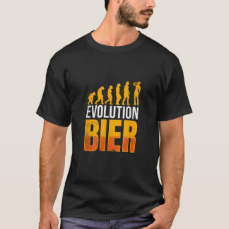 T-shirt Buveur de bière Evolution Beer