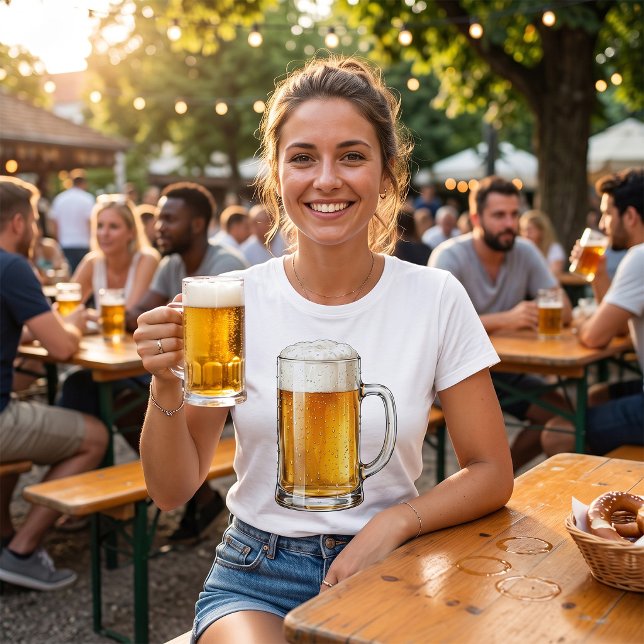 T-shirt Buveur de bière froide moussue (Créateur téléchargé)