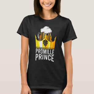 T-shirt Buveur de bière Promille Prince Malle Party Festiv