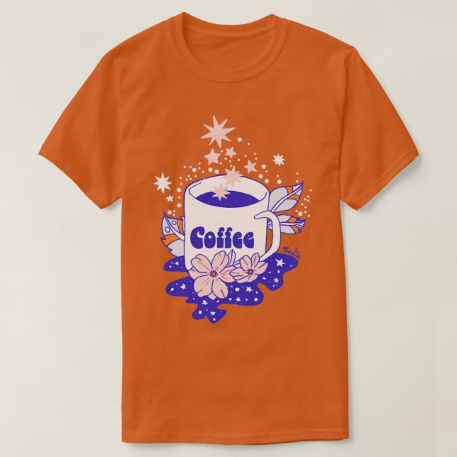 T-shirt Buveur de café (Design devant)