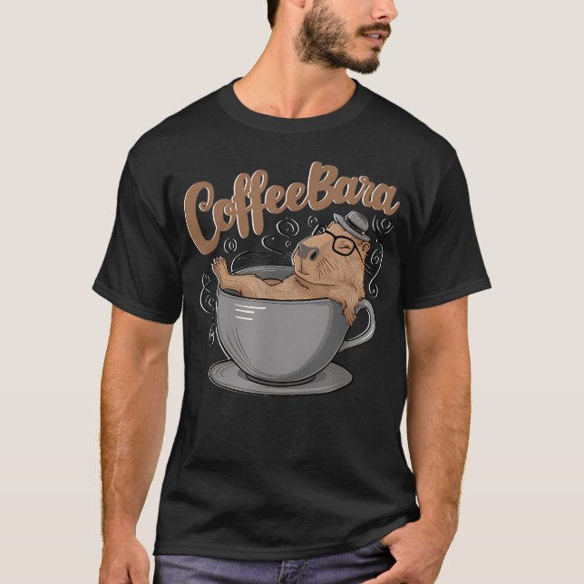 T-shirt Buveur de café Coffeebara (Devant)