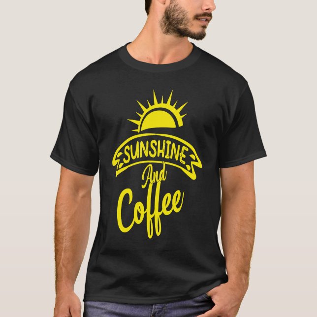 T-shirt Buveur de café Sunshine et Café Barista Espres (Devant)