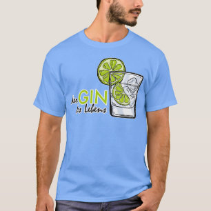 T-shirt Buveur de Gin Tonic Longdrink Fête Cadeau JGA 4