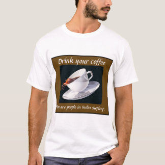T-shirt Buvez de votre café