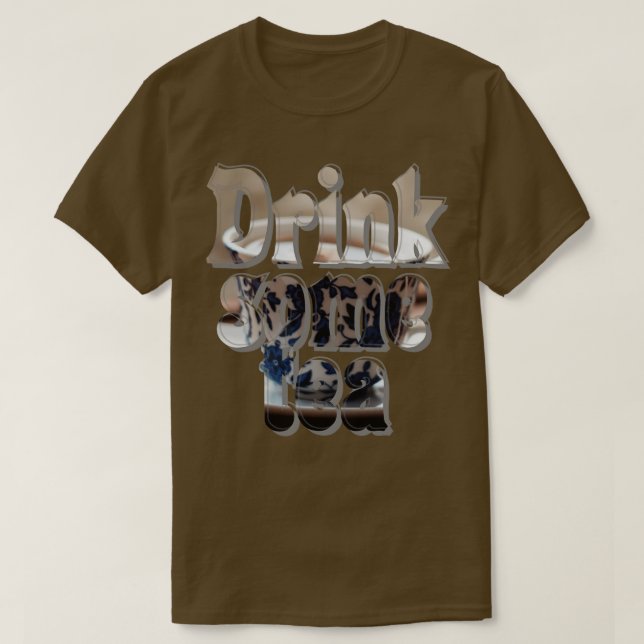 T-shirt Buvez du thé (Design devant)