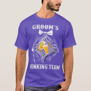 T-shirt Buvez Équipe De Salle Équipe De Bachelor Drôle