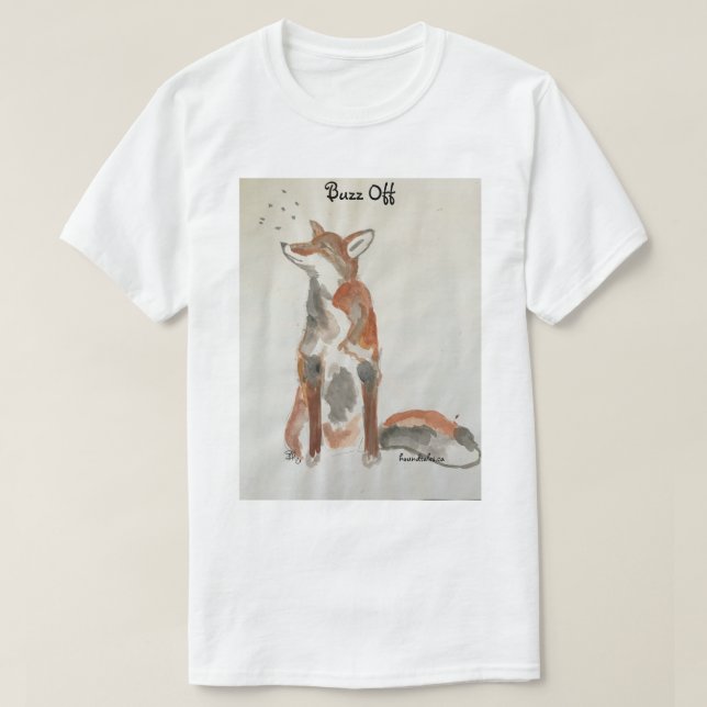T-shirt Buzz Off T Shirt (Design devant)