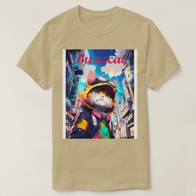 T-shirt Buzzcat (Design devant)