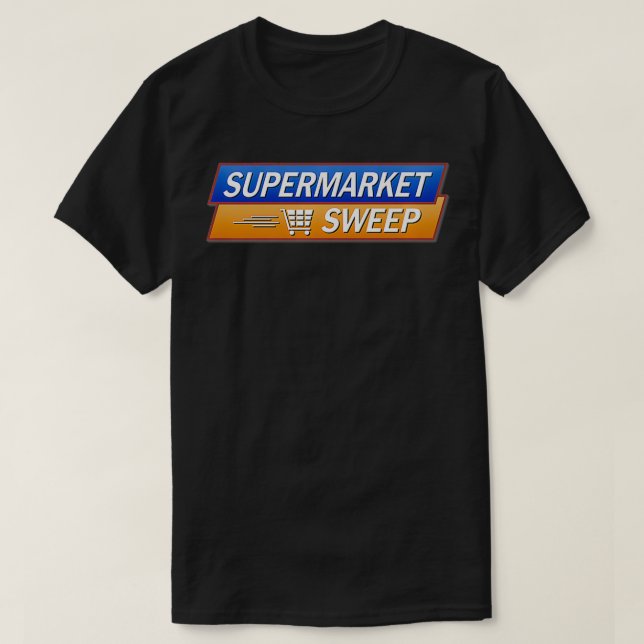 T-shirt BUZZR Supermarket Sweep Classic Logo Premium (Design devant)