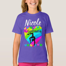 BUZZZLING PURPLE I LOVE GYMNASTICS DESIGN