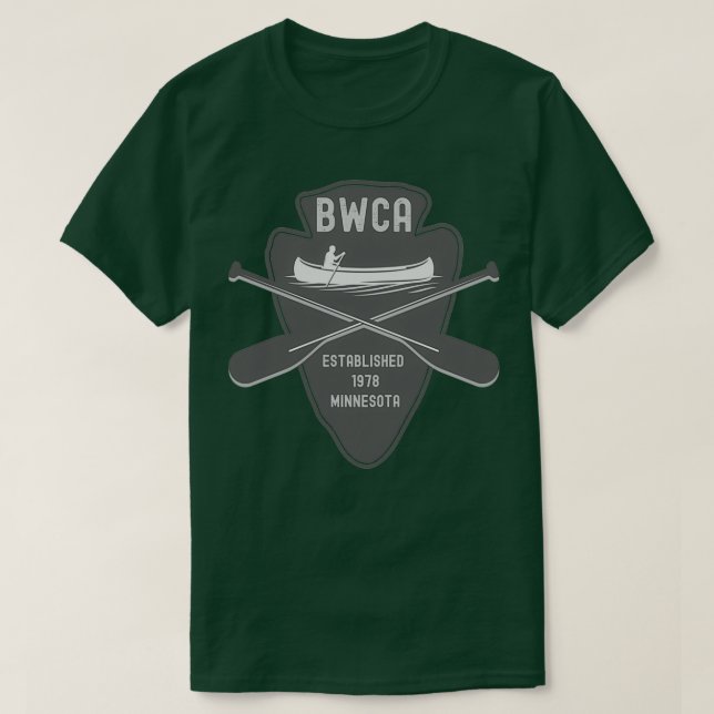 T-shirt BWCA Boundary Waters Canoe Area  (2)  (Design devant)
