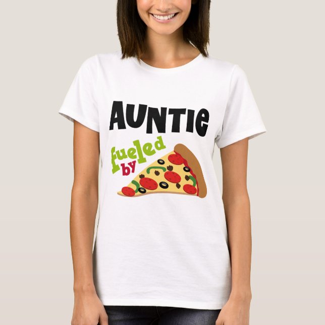 T-shirt By Pizza de tante Fueled (Devant)