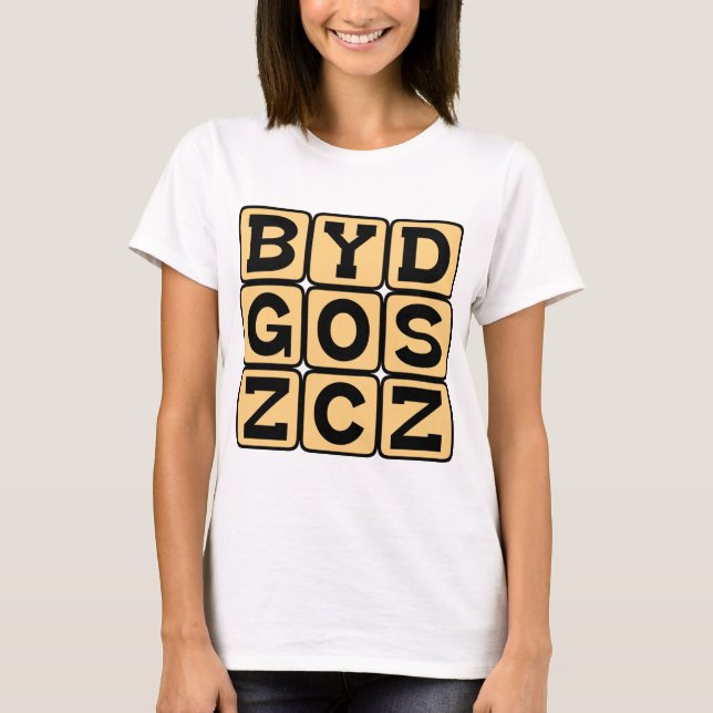 T-shirt Bydgoszcz, ville de Pologne (Devant)