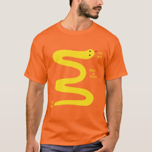 T-shirt Bye 2024, Bonjour 2025 - Année du serpent